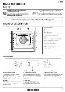 Bruksanvisning Hotpoint SA4 544 H IX Ugn