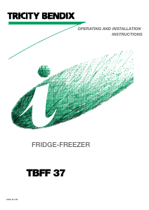 Manual Tricity Bendix TBFF37 Fridge-Freezer