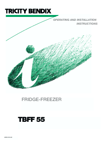 Manual Tricity Bendix TBFF55 Fridge-Freezer