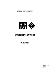 Mode d’emploi FAR K300SI Congélateur