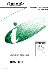 Handleiding Bendix BIW102 Wasmachine