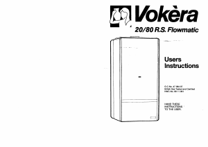 Manual Vokèra 20/80 RS Flowmatic Central Heating Boiler