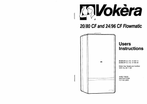Manual Vokèra 24/96 CF Flowmatic Central Heating Boiler