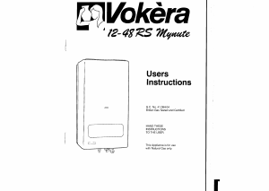 Manual Vokèra Mynute 12/48RS Central Heating Boiler
