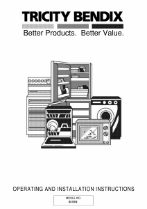 Handleiding Tricity Bendix SI510B Fornuis
