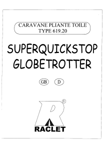 Manual de uso Raclet Super Quickstop Remolque tienda