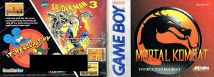 Handleiding Nintendo GameBoy Mortal Kombat