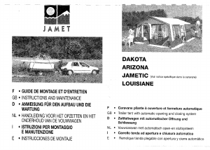 Handleiding Jamet Dakota Vouwwagen
