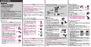 Manual Iwatani CB-TC-PRO2 Kitchen Torch