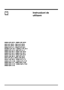 Manual Hotpoint HHBS 9.8F LT X Hotă