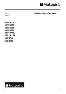 Handleiding Hotpoint PHC9.7FLTIX Afzuigkap