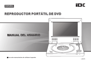 Manual de uso IDX LW270 Reproductor DVD