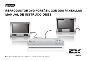 Manual de uso IDX LW280 Reproductor DVD