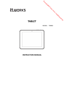 Handleiding It Works TM802 Tablet