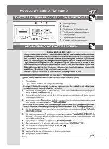 Brugsanvisning UPO WF 5280 D Vaskemaskine