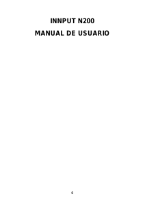 Manual de uso Soyntec Inpput N200 Teclado