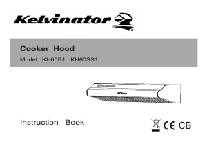 Manual Kelvinator KH60SS1 Cooker Hood