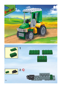 Bedienungsanleitung BanBao set 8586 Ecofarm Traktor