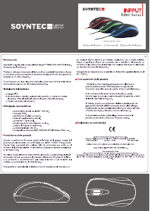 Manual de uso Soyntec Inpput R481 Ratón