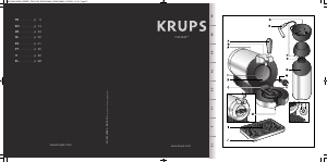 Manuale Krups YY2837FD The Sub Spillatore