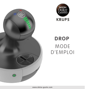Mode d’emploi Krups YY2500FD Drop Cafetière