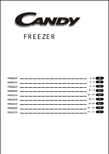 Manual Candy CFU 195 1E Freezer