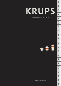 Manual de uso Krups EA819N10 Máquina de café espresso