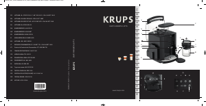 Manuale Krups EA819E10 Macchina per espresso