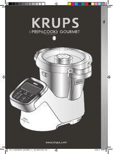 Bedienungsanleitung Krups HP605117 Küchenmaschine