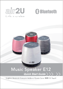 Manual Aiptek E12 air2U Speaker