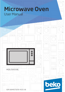 Manual BEKO MCB25433BG Microwave