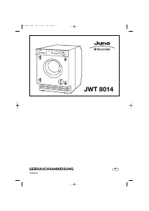 Bedienungsanleitung Juno-Electrolux JWT8014 Waschtrockner