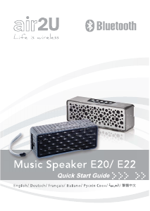 Manual Aiptek E20 air2U Speaker