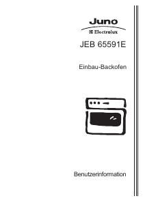 Bedienungsanleitung Juno-Electrolux JEB65591E Backofen