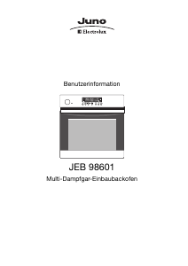 Bedienungsanleitung Juno-Electrolux JEB98601E Backofen