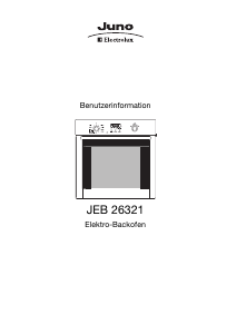 Bedienungsanleitung Juno-Electrolux JEB26321E Backofen