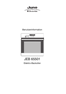 Bedienungsanleitung Juno-Electrolux JEB65501A Backofen