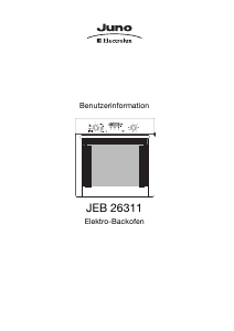 Bedienungsanleitung Juno-Electrolux JEB26311E Backofen