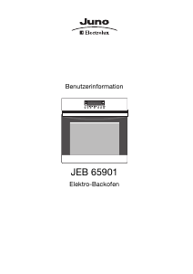 Bedienungsanleitung Juno-Electrolux JEB65901E Backofen