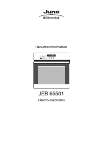 Bedienungsanleitung Juno-Electrolux JEB65501E Backofen