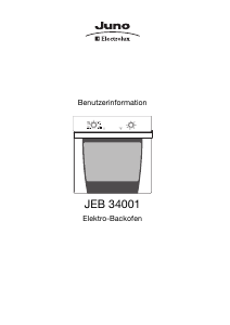 Bedienungsanleitung Juno-Electrolux JEB34001S Backofen