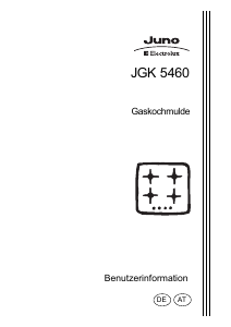 Bedienungsanleitung Juno-Electrolux JGK5460E Kochfeld