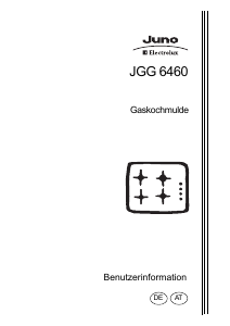 Bedienungsanleitung Juno-Electrolux JGG6460 Kochfeld