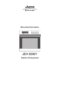 Bedienungsanleitung Juno-Electrolux JEH65901E Herd
