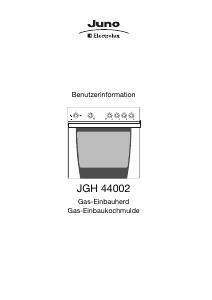 Bedienungsanleitung Juno-Electrolux JGH44002B Herd