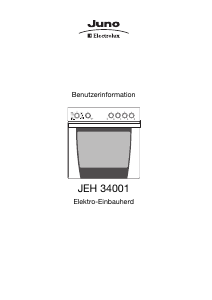 Bedienungsanleitung Juno-Electrolux JEH34001AF Herd