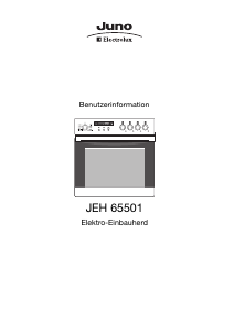 Bedienungsanleitung Juno-Electrolux JEH65501E Herd