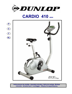 Manual de uso Dunlop Cardio 410 Bicicleta estática