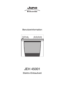 Bedienungsanleitung Juno-Electrolux JEH45001E Herd