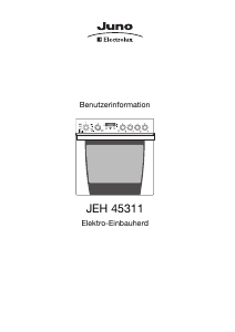 Bedienungsanleitung Juno-Electrolux JEH45311W Herd